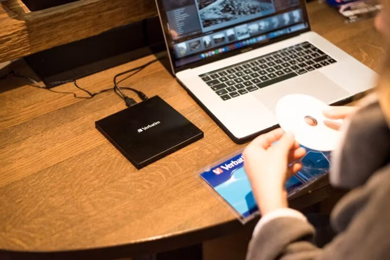 Verbatim Ultra HD 4K External Slimline Blu-ray-brännare
