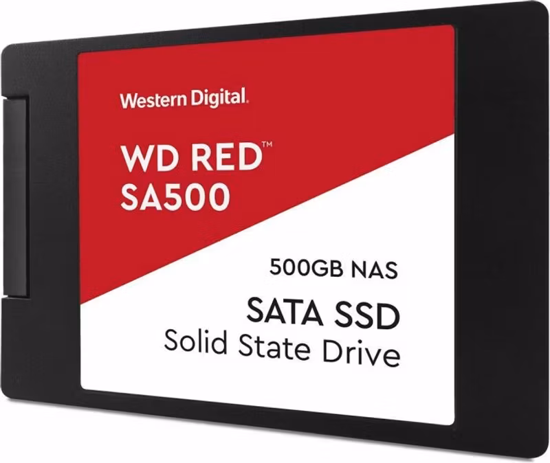 WD Red SA500 SSD 500GB Solid State Drive (SATA 6 GB / s, 2.5 ")