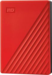 WD My Passport 4 TB, hard disk (red, Micro USB 3.2 B gene 1)