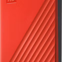 WD My Passport 4 TB, hard disk (red, Micro USB 3.2 B gene 1)