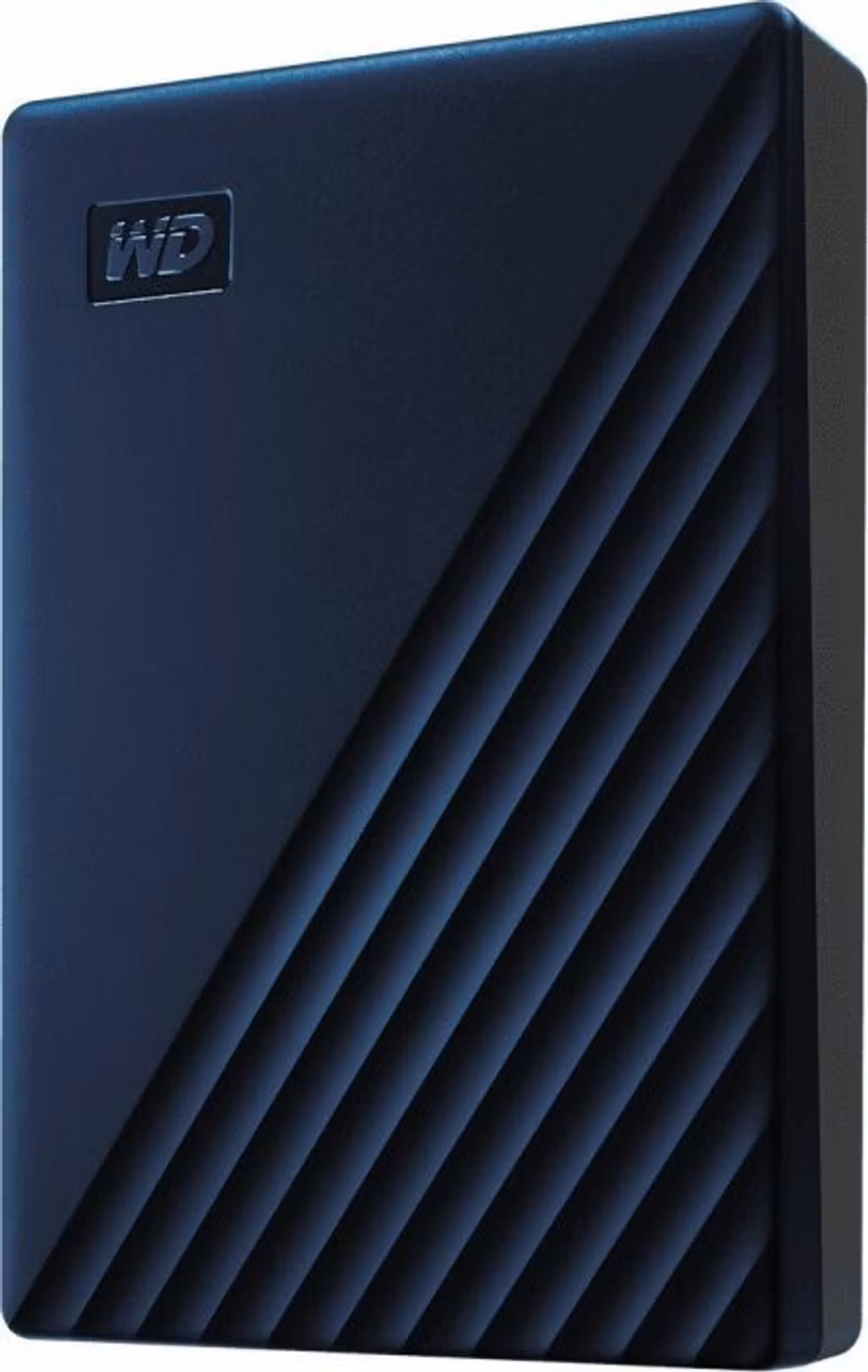 WD My Passport Ultra Mac extern hårddisk 5 TB Blå