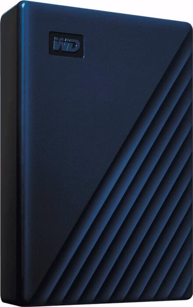 WD My Passport Ultra Mac extern hårddisk 5 TB Blå