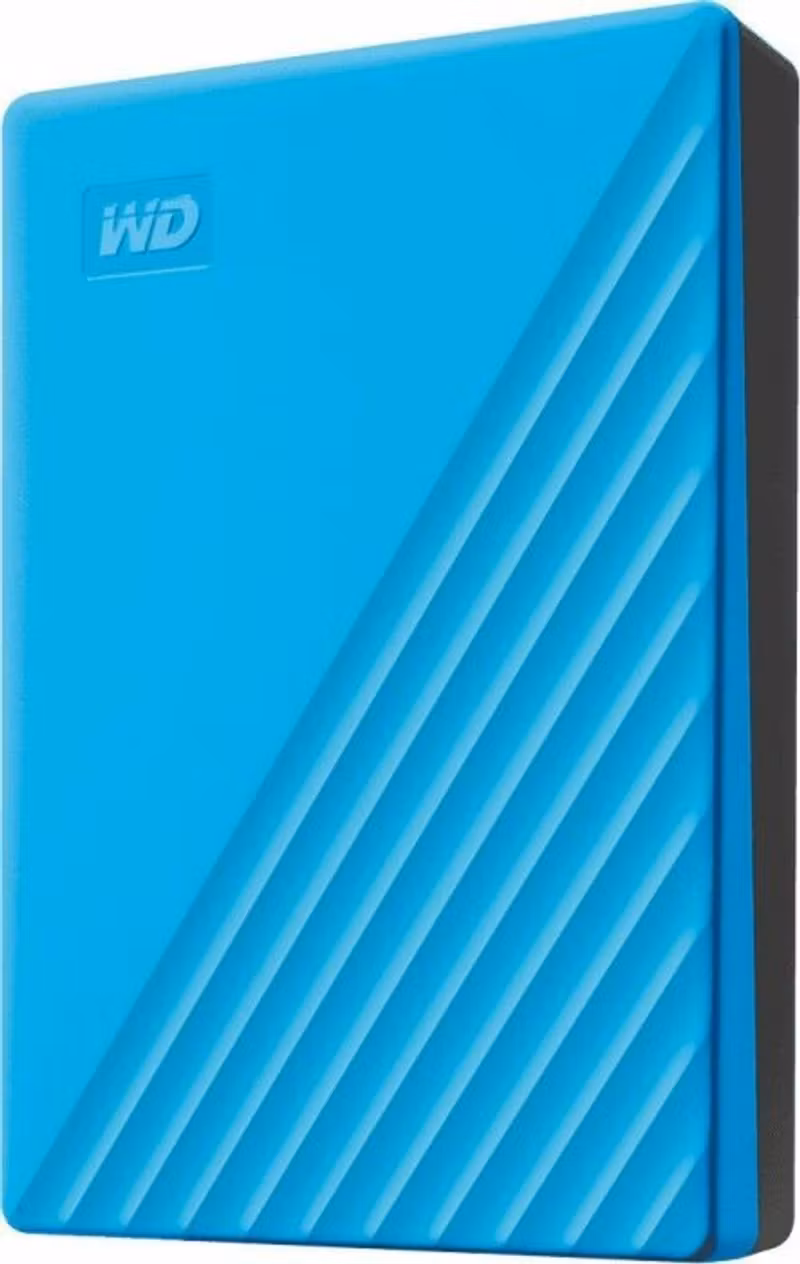 WD My Passport 4 TB, hard disk (blue, Micro USB 3.2 B gene 1)