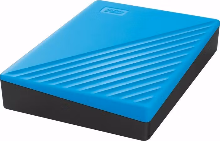 WD My Passport 4 TB, hard disk (blue, Micro USB 3.2 B gene 1)