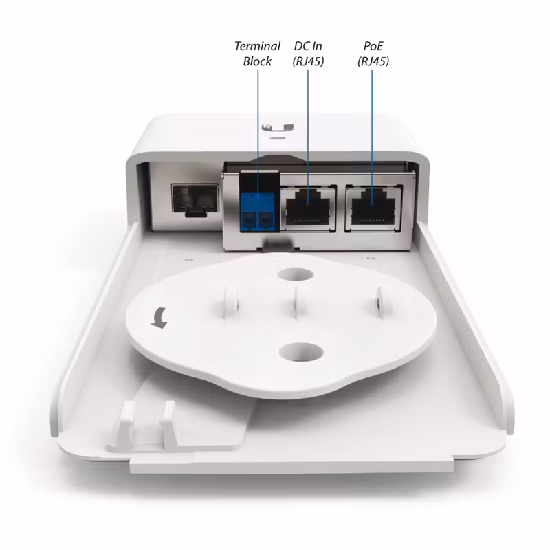 Ubiquiti FiberPoE F-POE-G2, PoE injector (white)