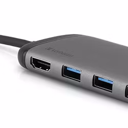 Verbatim USB-C multiport hub HDMI 3x USB 3.0