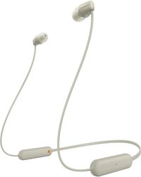 Sony WI-C100C, headphones (beige, bluetooth, USB-C)