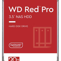 WD Red Pro NAS Hårddisk WD201KFGX 20TB 3.5" SATA-600 7200rpm