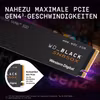 WD Black SN850X NVMe SSD 4 TB (black, PCIe 4.0 x4, NVMe, M.2 2280)