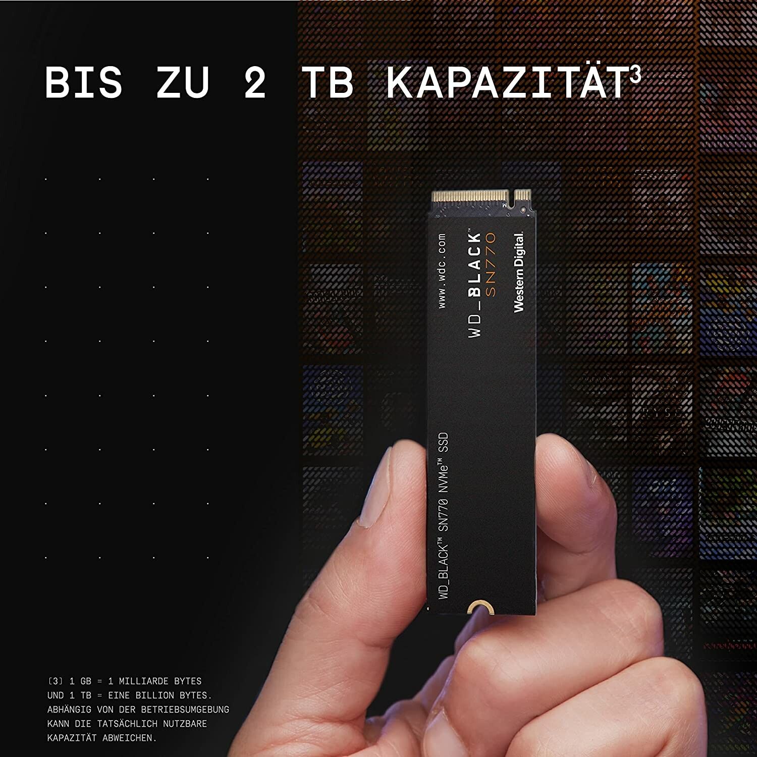 WD_BLACK SN770 SSD WDS250G3X0E 250GB M.2 PCI Express 4.0 x4 (NVMe)