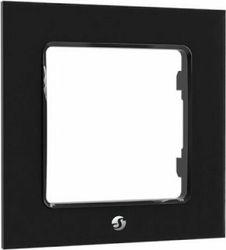 Shelly Wall Frame 1, Cover (black, for Wall Switch)