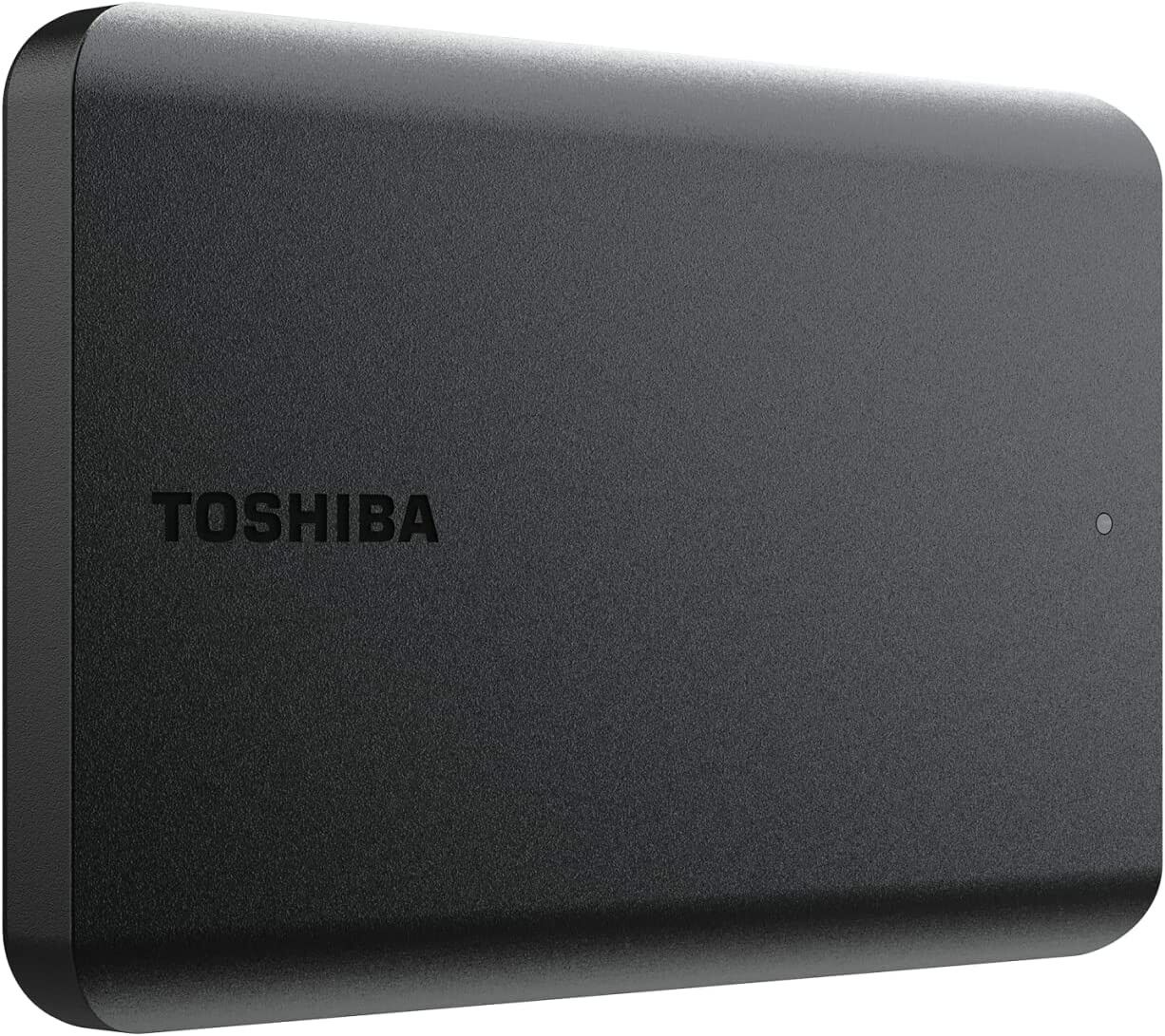 Toshiba Canvio Basics 2022 4 TB External Hard Drive (black, Micro-USB-B 3.2 Gen 1 (5 Gbit/s))