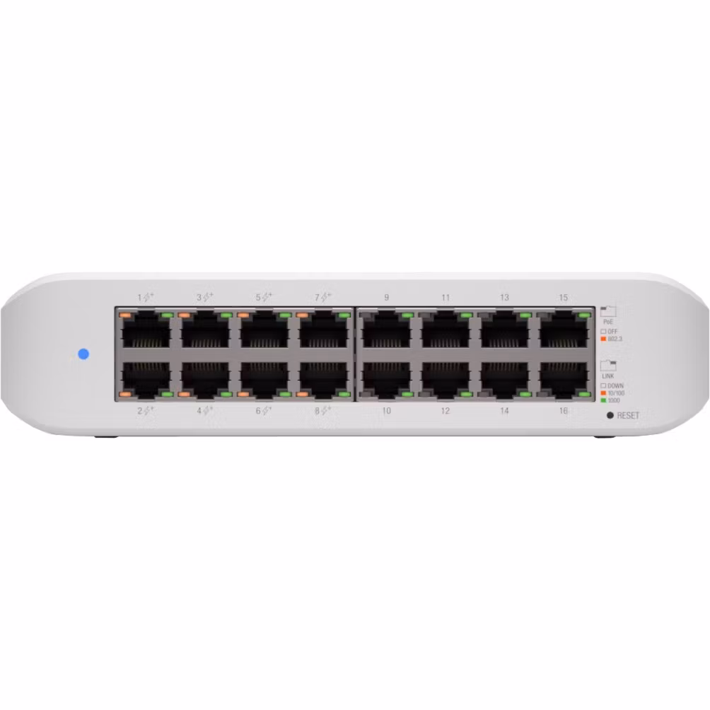Ubiquiti UniFi Switch Lite 8 PoEb vit