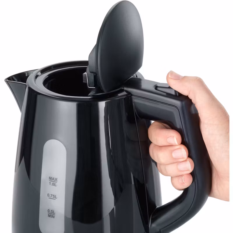 Severin WK 3410 vattenkokare (svart, 1,0 liter)