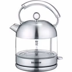 Severin WK 3459 Vattenkokare Glas/Rostfritt 1.7 liter