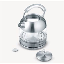 Severin WK 3459 Vattenkokare Glas/Rostfritt 1.7 liter