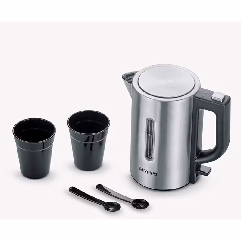 Severin Mini resekokare WK 3647 (rostfritt stål, 0,5 liter)