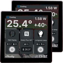 Shelly Wall Display, control panel 2-pack