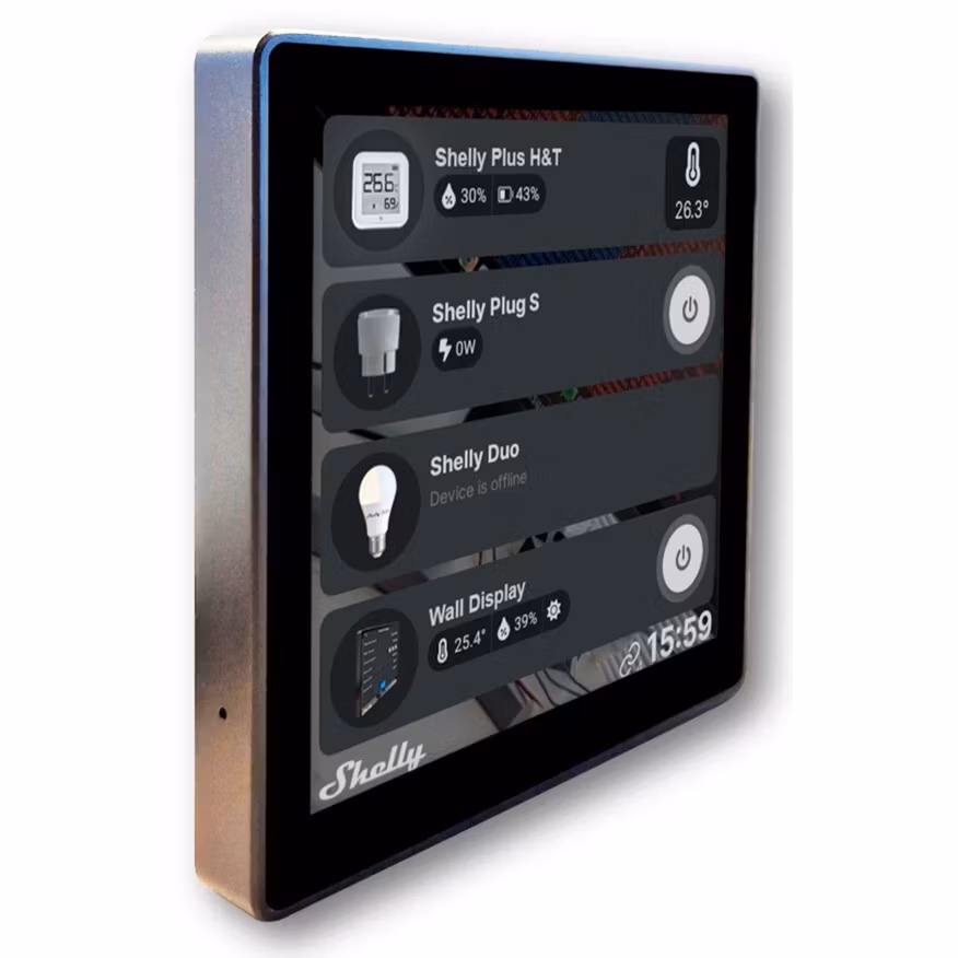 Shelly Wall Display, control panel 2-pack