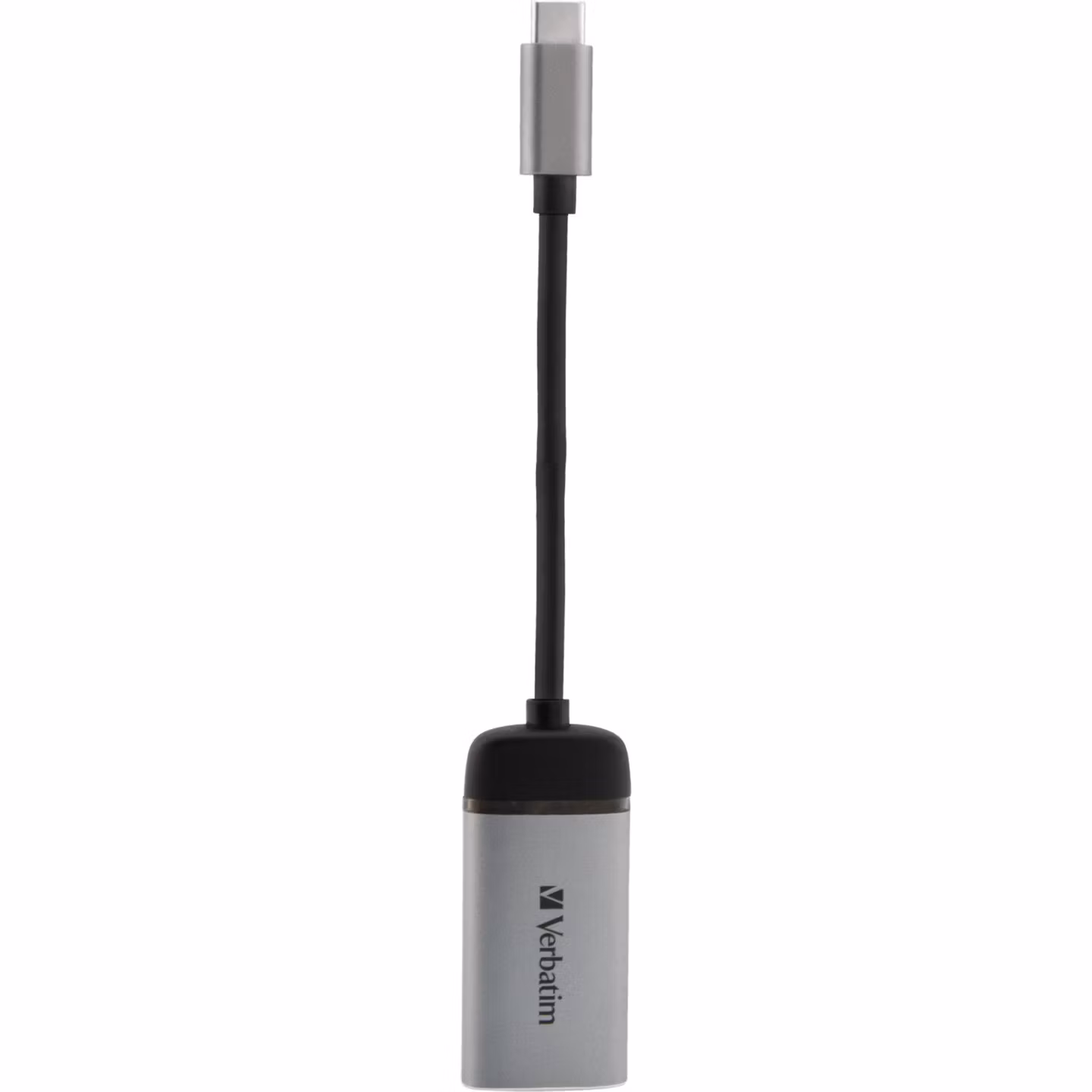 Verbatim USB adapter, USB-C male > HDMI female (silver/black, 10cm, 4K 60Hz)