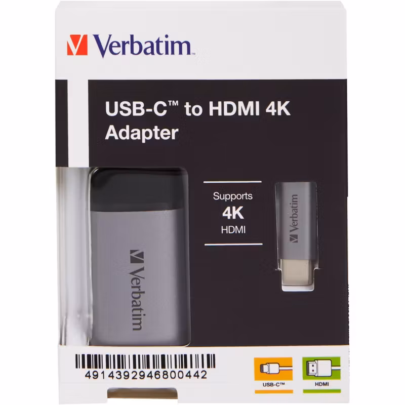 Verbatim USB-C male > HDMI female USB-adapter