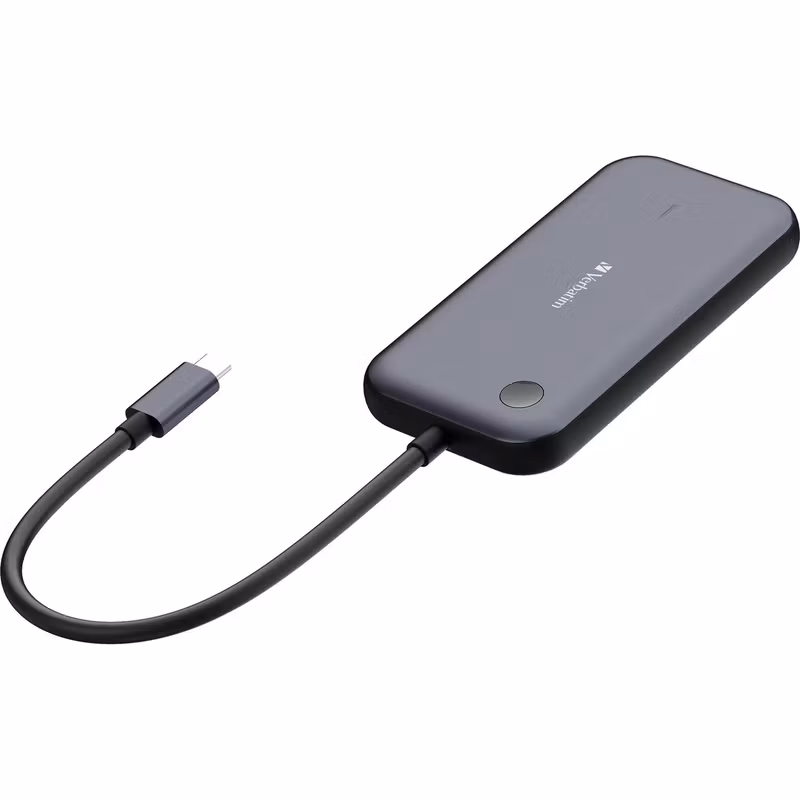 Verbatim Share My Screen 1080p USB wireless adapter WDA-01, docking station (black, HDMI, VGA, USB-C, SD, microSD)