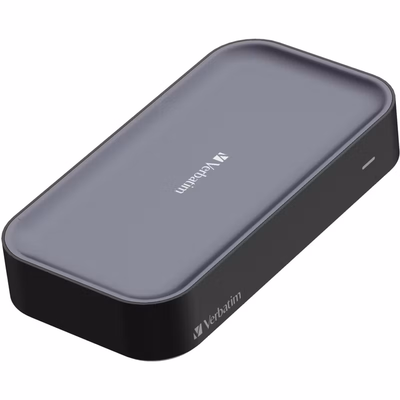 Verbatim Share My Screen 1080p USB wireless adapter WDA-01, docking station (black, HDMI, VGA, USB-C, SD, microSD)