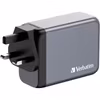 Verbatim GaN laddare 200W 1x USB-A 3x USB-C