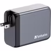 Verbatim GaN laddare 200W 1x USB-A 3x USB-C