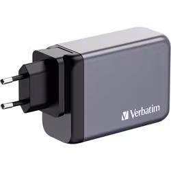 Verbatim Verbatim GaN charger 240W, 1x USB-A, 3x USB-C (grey, PD 3.0, QC 3.0)