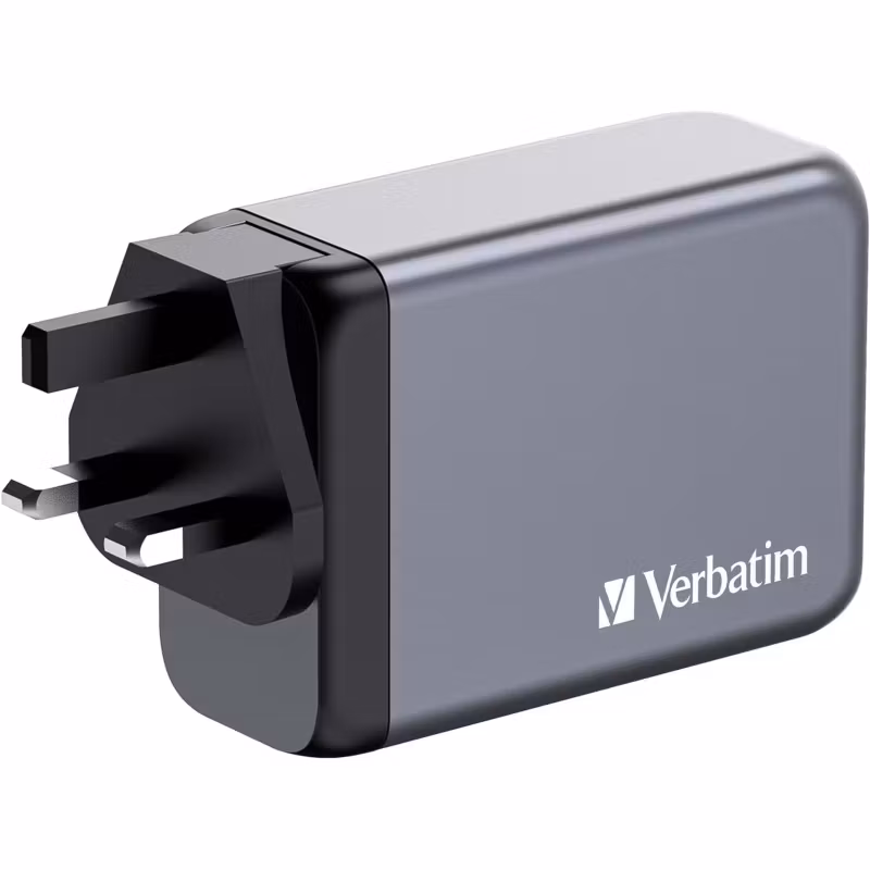 Verbatim Verbatim GaN Adapter 240W, 1x USB-A, 3x USB-C Reseladdare