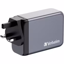 Verbatim Verbatim GaN charger 240W, 1x USB-A, 3x USB-C (grey, PD 3.0, QC 3.0)
