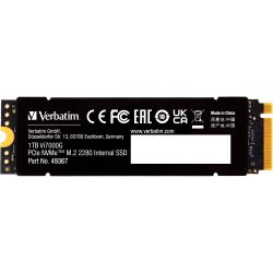 Verbatim Vi7000G 1 TB, SSD (black, PCIe 4.0 x4, NVMe, M.2 2280, heatsink)