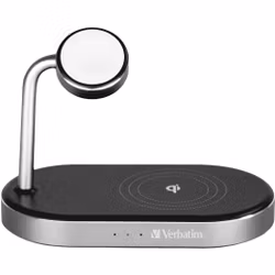 Verbatim Wireless 3-in-1 charging stand WCS-02, Qi MFi charging station