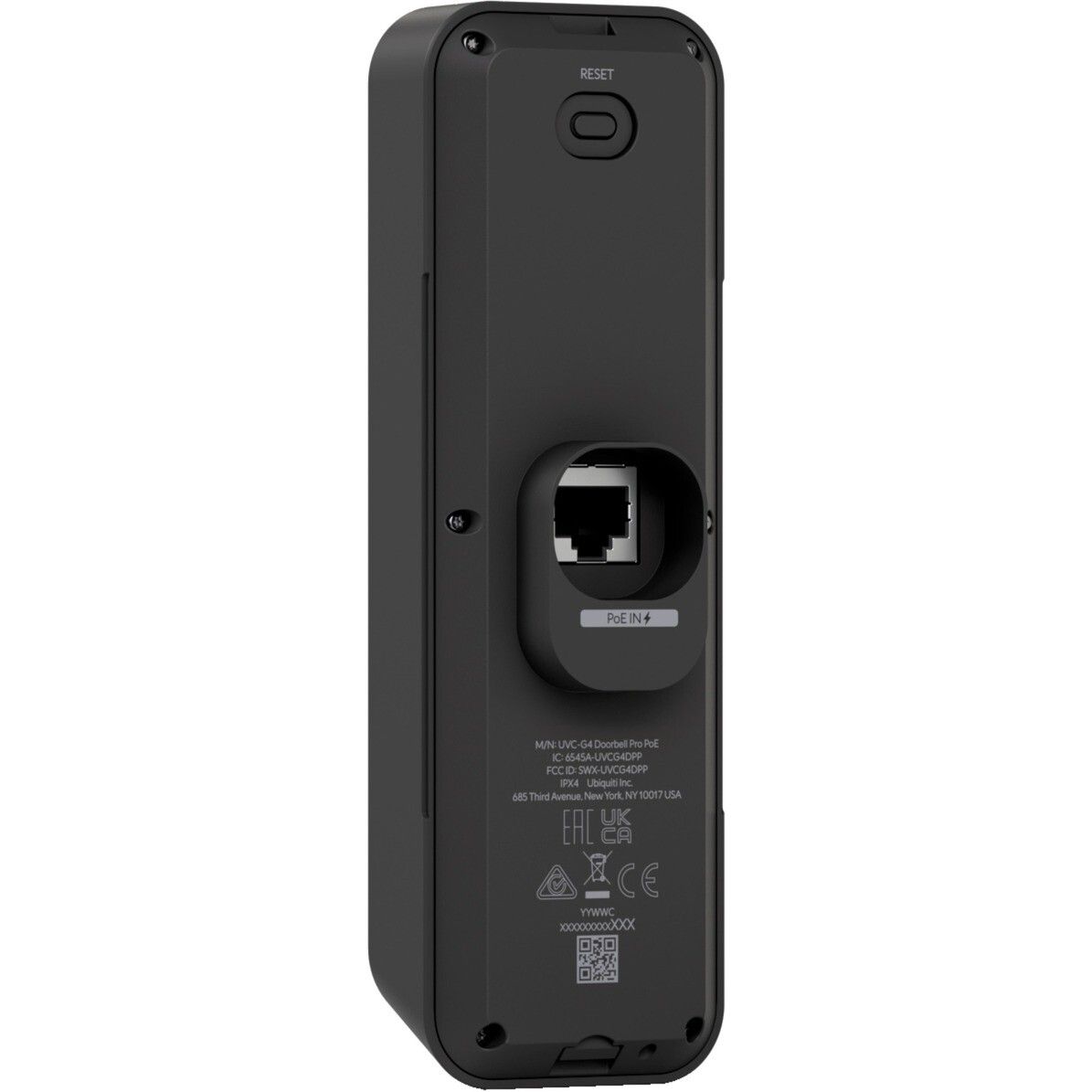 Ubiquiti Unifi Protect G4 Doorbell Professional PoE Kit Svart