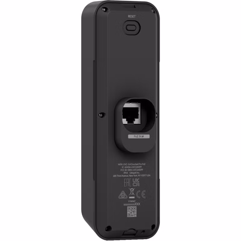 Ubiquiti Unifi Protect G4 Doorbell Professional PoE Kit Svart