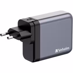 Verbatim GaN laddare 140W 1x USB-A 3x USB-C