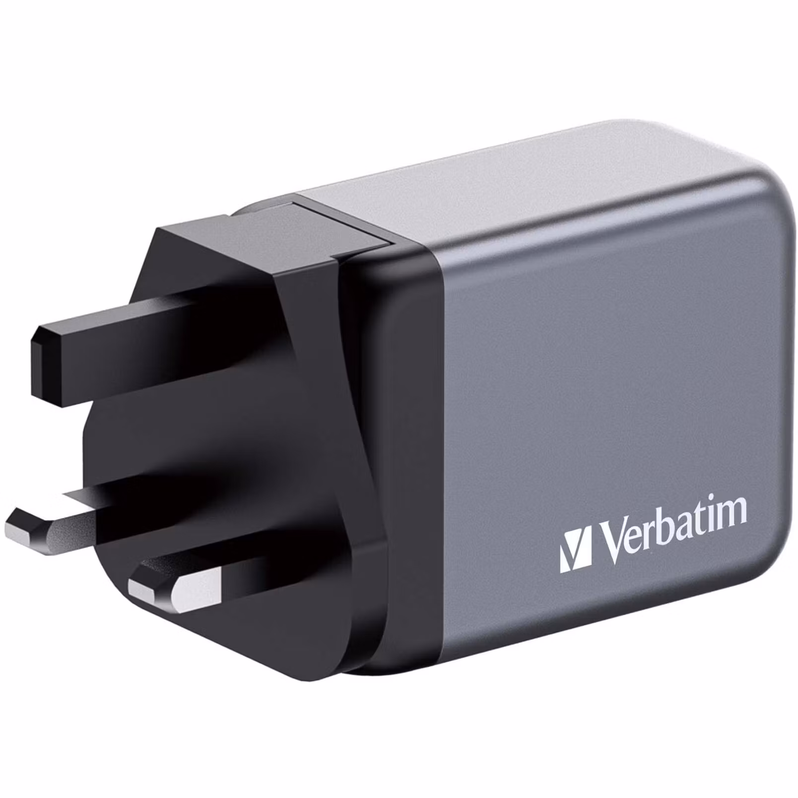 Verbatim GaN laddare 65W 1x USB-A 2x USB-C