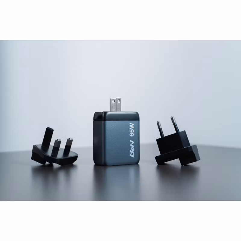 Verbatim GaN laddare 65W 1x USB-A 2x USB-C