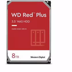 WD Red Plus Hårddisk WD80EFPX 8TB 3.5" Serial ATA-600 5640rpm