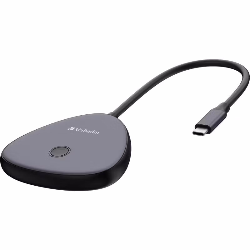 Verbatim Share My Screen USB Wireless Adapter 4K with Hub WDA-01 (black)