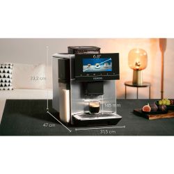 Siemens TQ 903DZ3 EQ.9 Plus Espressomaskin 2,3 l Inbyggd kvarn Rostfritt stål