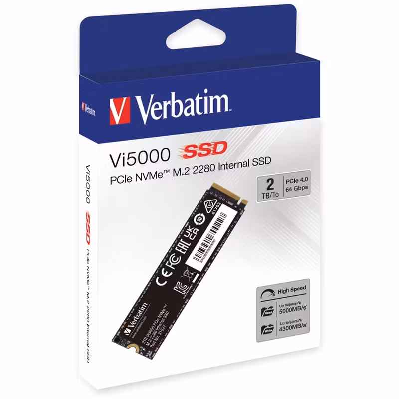 Verbatim SSD Vi5000 2TB M.2 PCI Express 4.0 x4