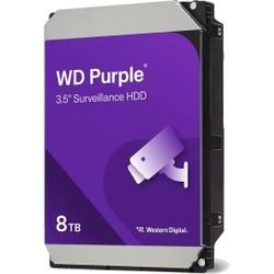 WD Purple Harddisk WD85PURZ 8TB 3.5" Serial ATA-600 5640rpm