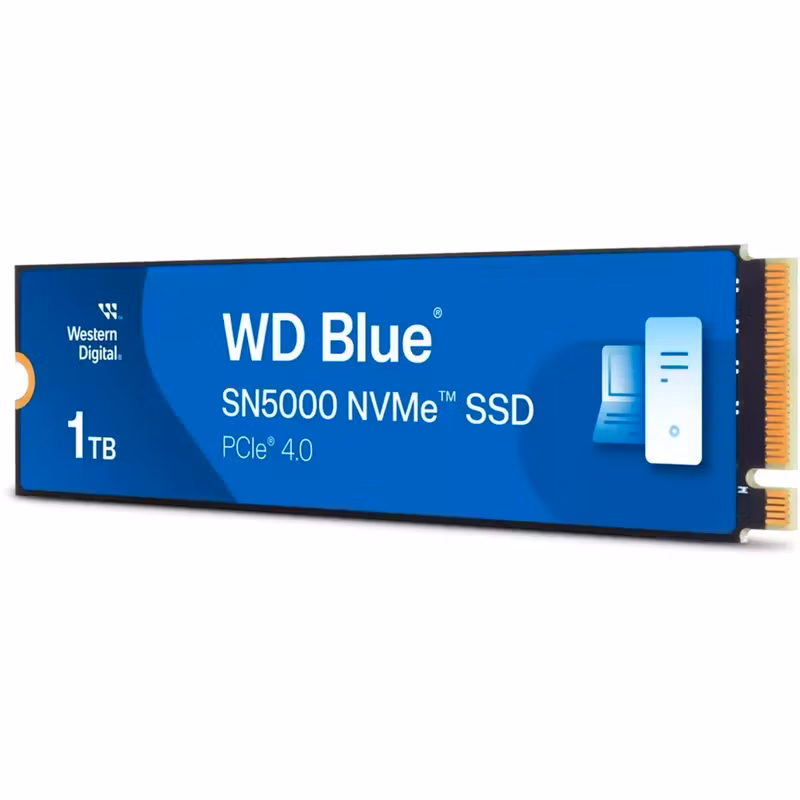 WD Blue SN5000 Solid state-drev WDS100T4B0E 1TB M.2 PCI Express 4.0 x4 (NVMe)