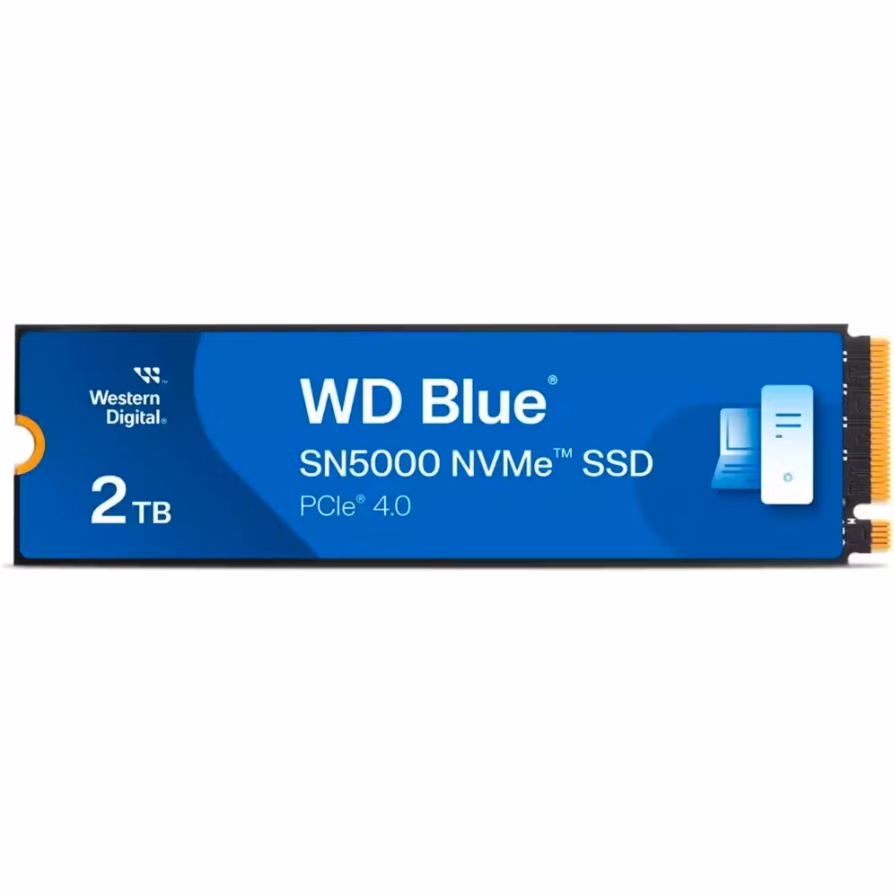 WD Blue SN5000 Solid state-drev WDS200T4B0E 2TB M.2 PCI Express 4.0 x4 (NVMe)
