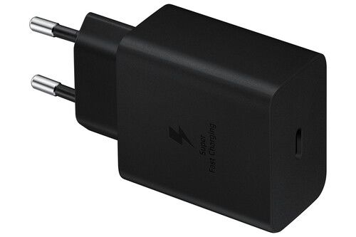 Samsung 45W PD USB-C reseladdare med USB-C-kabel Svart
