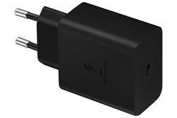 Samsung 45W PD USB-C reseladdare med USB-C-kabel Svart