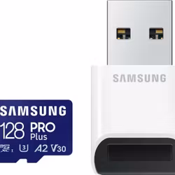 Memory card Samsung PRO Plus micro SDXC 128 GB U3 A2 V30 (MB-MD128SB/WW)