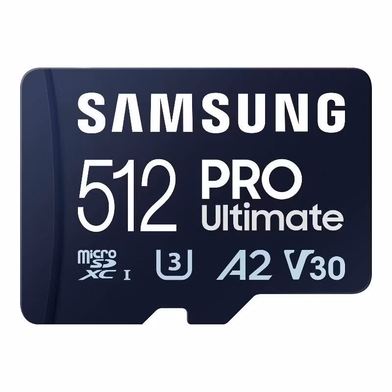 SAMSUNG PRO Ultimate microSD 512 GB, memory card (dark blue, UHS-I U1, Class 10, V10, A1)